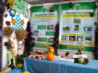 Сельскохозяйственная выставка Калужская осень 2009. город Калуга, изготовление выставочных стендов
